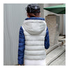 Thin Light Down Coat Woman Hooded Slim Short   grey   M - Mega Save Wholesale & Retail - 3