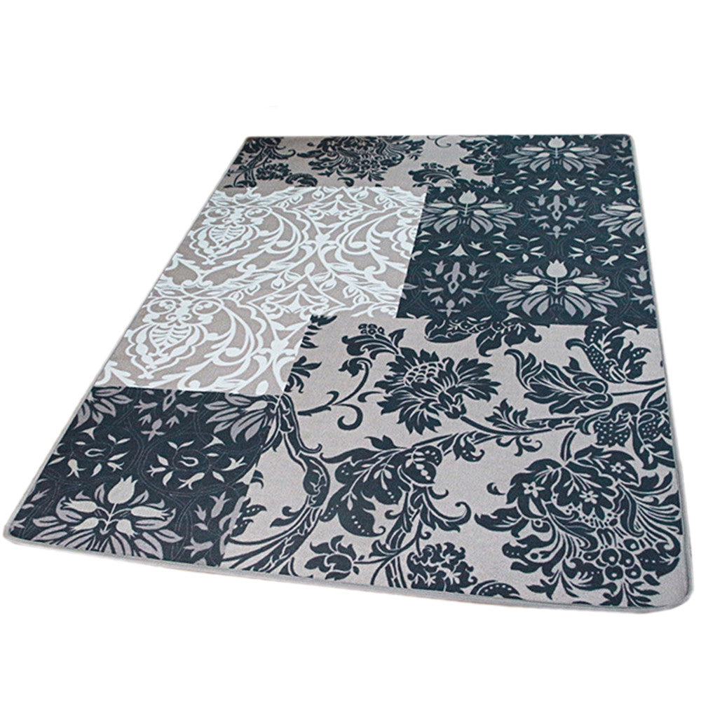 Splicing Fallen Leaf Ground Foot Door Mat Carpet  120*170cm - Mega Save Wholesale & Retail