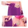 Muslim Motley Lace Cuff Long Dress  purple  M - Mega Save Wholesale & Retail - 4