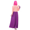 Muslim Motley Lace Cuff Long Dress  purple  M - Mega Save Wholesale & Retail - 2