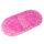 PVC Foot Shape Ground Floor Foot Mat ellipse transparent pink - Mega Save Wholesale & Retail - 1