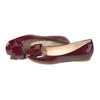 Square Bowknot Increased within Flat Thin Shoes   wine red - Mega Save Wholesale & Retail