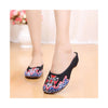 Old Beijing Chinese Embroidered Shoes in National Slipsole Style Black Shade & Round Toe Shape - Mega Save Wholesale & Retail - 1