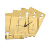 Living Room Wall Clock Creative 3D Poker Digit Sticking    golden - Mega Save Wholesale & Retail