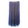 Wholesale color wig hair extension piece a five-card straight hair gradient hair piece long straight hair piece hair extension   Q10 DARK BROWN STREAKED SKY BLUE SAPPHIRE 