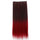 Wholesale color wig hair extension piece a five-card straight hair gradient hair piece long straight hair piece hair extension   Q1 BLACK BURGUNDY GRADIENT 