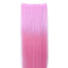 Wholesale color wig hair extension piece a five-card straight hair gradient hair piece long straight hair piece hair extension   Q20 WARM PINK GRADIENT  