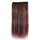 Wholesale color wig hair extension piece a five-card straight hair gradient hair piece long straight hair piece hair extension   Q28 STREAKED DARK BROWN POWDER 