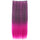 Wholesale color wig hair extension piece a five-card straight hair gradient hair piece long straight hair piece hair extension   Q2 BLACK GRADIENT RED ROSE