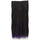 Wholesale color wig hair extension piece a five-card straight hair gradient hair piece long straight hair piece hair extension   Q36 BLACK STREAKED PURPLE - Mega Save Wholesale & Retail - 1