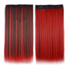 Wholesale color wig hair extension piece a five-card straight hair gradient hair piece long straight hair piece hair extension   Q42 DYEING DARK BROWN RED - Mega Save Wholesale & Retail - 1