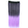 Wholesale color wig hair extension piece a five-card straight hair gradient hair piece long straight hair piece hair extension   Q5 BLACK GRADIENT PURPLE 
