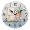 Hang Wall Clock Wooden Sildent Quartz  Q - Mega Save Wholesale & Retail