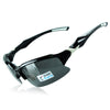 xq129 Polarized Glasses Riding Sports Glasses    black bright white