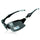 xq129 Polarized Glasses Riding Sports Glasses    black bright white