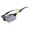 xq129 Polarized Glasses Riding Sports Glasses    black yarn yellow