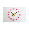 Beautiful Flower Romantic Rose DIY Wall Clock DIY Clock Countryside Simple Fashionable Creative Silent   light pink - Mega Save Wholesale & Retail