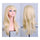27.5" 70cm Long Wavy Curly Cosplay Fashion Mermaid Fantasy Wig heat resistant   light golden - Mega Save Wholesale & Retail
