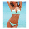 Push-Ups Swimwear Swimsuit Bathing Suit Bikini  light blue  S - Mega Save Wholesale & Retail - 1