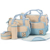 Hot 5pc Baby multifunction Changing Diaper Nappy Mummy Mother Handbag Bags    black - Mega Save Wholesale & Retail - 6