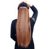 5 Cards Hair Extension Hair Weft Light Brown Wig