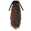 Corn Hot Lace-up Horsetail Gradient Ramp    light brown sapphire blue 2M30HBLUE2#