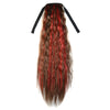 Corn Hot Lace-up Horsetail Gradient Ramp    light brown bright red 2M30HRED#