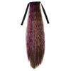 Corn Hot Lace-up Horsetail Gradient Ramp    light brown violet 2M30H51P#