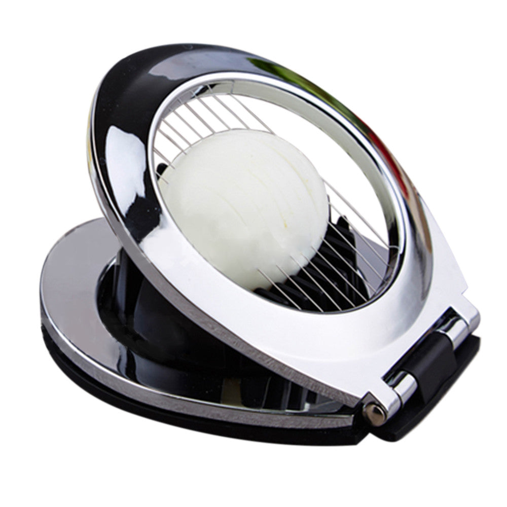 Kitchen combo cut egg flap Stainless steel egg fancy cut salted duck eggs egg slicer - Mega Save Wholesale & Retail - 1