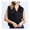 Fashionable Shawl Collar Shirt   black   S - Mega Save Wholesale & Retail - 1