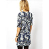 hotsale Women Porcelain Print dress half Sleeve T Shirt Top Casual Mini Shift Dress S - Mega Save Wholesale & Retail - 2