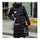 Winter Super Long Down Coat Woman Thick Slim Hooded   black   M - Mega Save Wholesale & Retail - 2