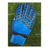 Latex Goalkeeper Gloves Roll Finger   blue  8 - Mega Save Wholesale & Retail - 1