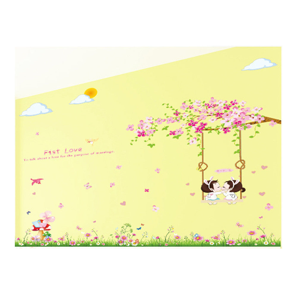 Wallpaper Wall Couple Sticker Sakura Tree Removeable - Mega Save Wholesale & Retail - 4