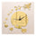 Creative Home Decoration Sticking Wall Clock Love Heart Cupid Mirror   golden - Mega Save Wholesale & Retail