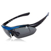 XQ-100 Polarized Sunglasses Changeable Riding Sports   blue