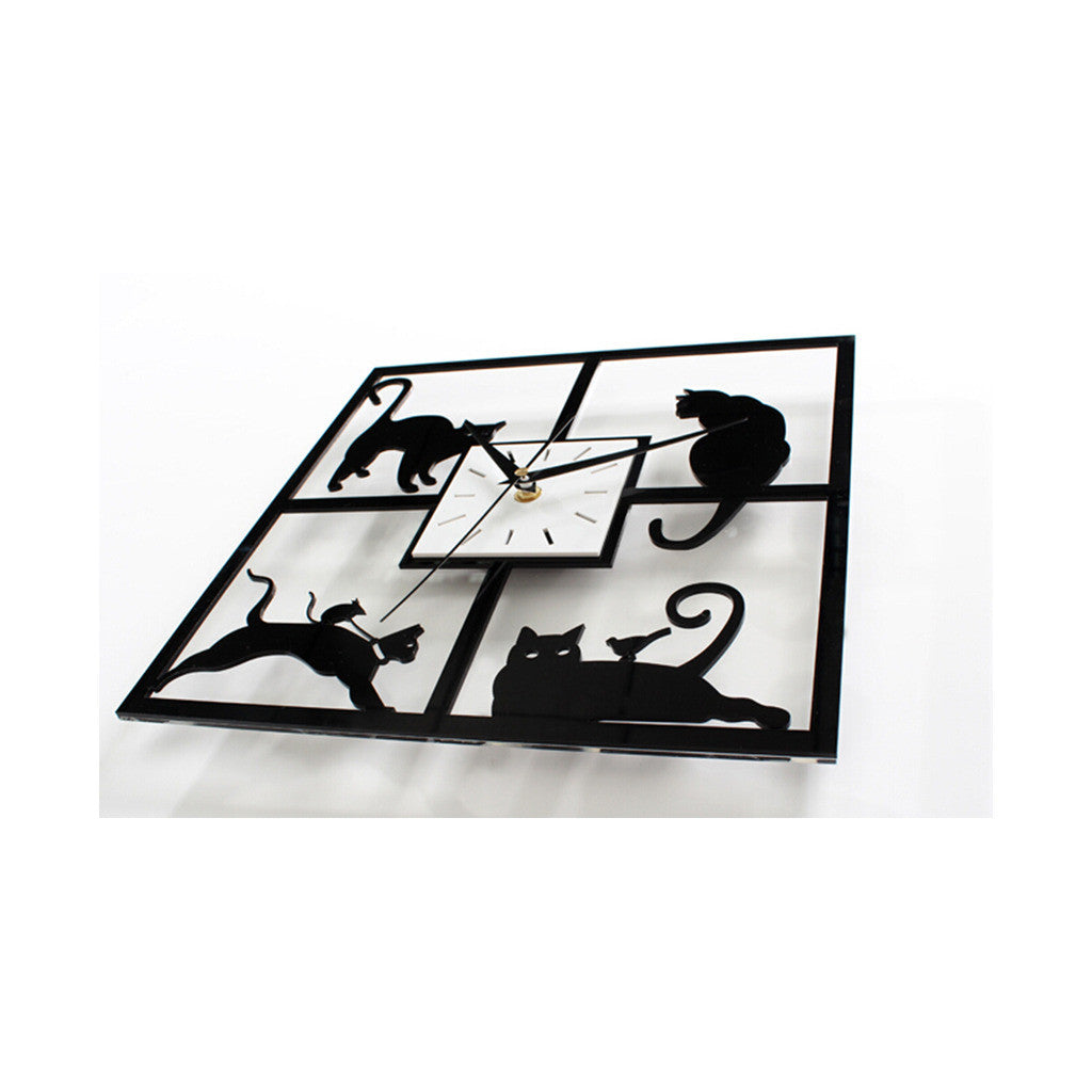 Metal Texture Three Dimensional Rivet Metal Gear Wall Clock European Modern Vintage Gear Wall Clock   sliver - Mega Save Wholesale & Retail