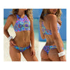 Bikini Set Circle Printing Swimwear Swimsuit   S - Mega Save Wholesale & Retail