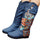 Peacock Vintage Beijing Cloth Shoes Embroidered Boots blue - Mega Save Wholesale & Retail - 1