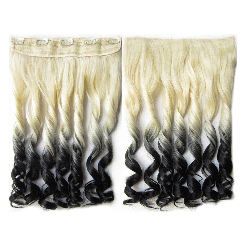 Gradient Ramp Hair Extension 5 Cards Wig     613TBlack# - Mega Save Wholesale & Retail