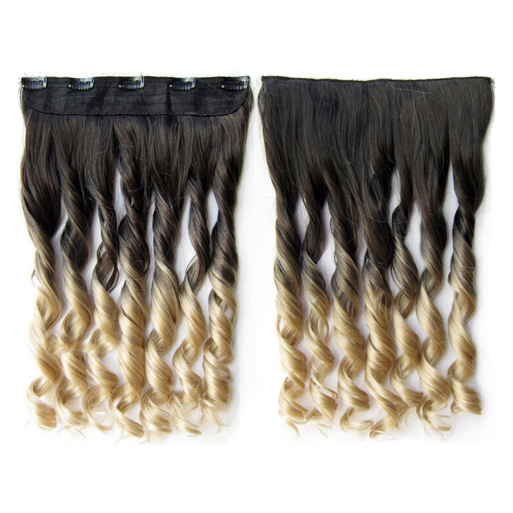 Gradient Ramp Hair Extension 5 Cards Wig     BlackT16# - Mega Save Wholesale & Retail