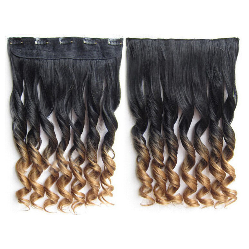 Gradient Ramp Hair Extension 5 Cards Wig     BlackT27# - Mega Save Wholesale & Retail