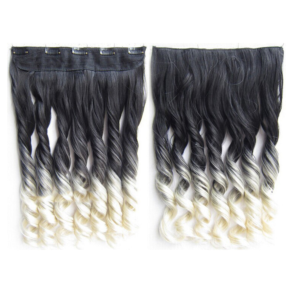 Gradient Ramp Hair Extension 5 Cards Wig     BlackT613# - Mega Save Wholesale & Retail