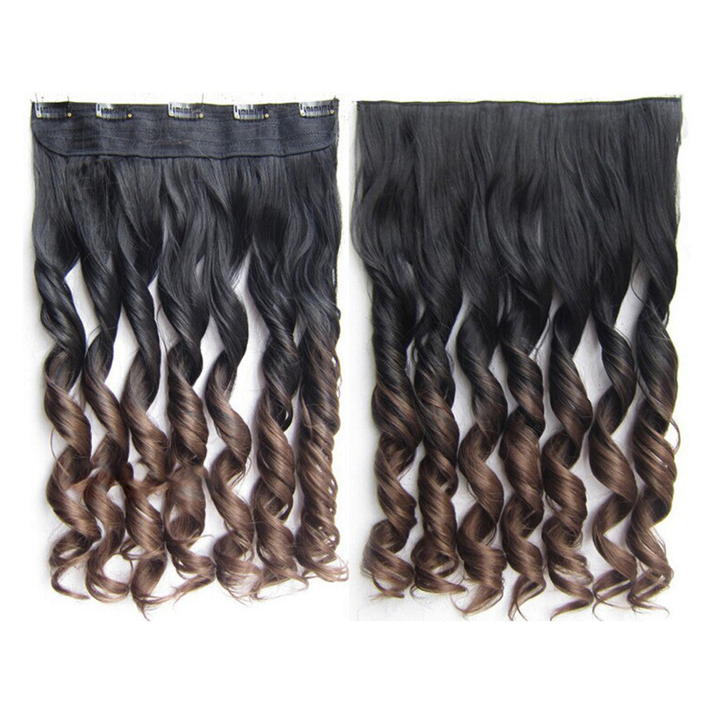 Gradient Ramp Hair Extension 5 Cards Wig     BlackT8# - Mega Save Wholesale & Retail