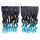 Gradient Ramp Hair Extension 5 Cards Wig     BlackTTurquoise# - Mega Save Wholesale & Retail