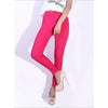 Women Skinny High Waist Leggings Stretchy Sexy Pants Pencil Jeggings Hot sale One size red - Mega Save Wholesale & Retail