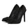 Suede Pointed Low-cut Bowknot Thin High Heel Thin Shoes   balck  35 - Mega Save Wholesale & Retail