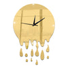 Acrylic Wall Clock Mirror Decoration   golden without scale - Mega Save Wholesale & Retail