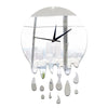 Acrylic Wall Clock Mirror Decoration   silver without scale - Mega Save Wholesale & Retail