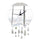 Acrylic Wall Clock Mirror Decoration   silver without scale - Mega Save Wholesale & Retail
